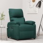 Sillón reclinable eléctrico tela verde oscuro en Sillones | Comprar online en Foru.es