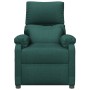 Sillón reclinable eléctrico tela verde oscuro en Sillones | Comprar online en Foru.es