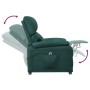 Sillón reclinable eléctrico tela verde oscuro en Sillones | Comprar online en Foru.es