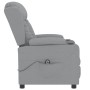 Sillón reclinable eléctrico tela gris claro en Sillones | Comprar online en Foru.es