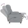 Sillón reclinable eléctrico tela gris claro en Sillones | Comprar online en Foru.es
