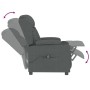 Sillón reclinable eléctrico de tela gris oscuro en Sillones | Comprar online en Foru.es