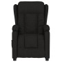 Sillón reclinable eléctrico de tela negro en Sillones | Comprar online en Foru.es