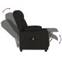 Sillón reclinable eléctrico de tela negro en Sillones | Comprar online en Foru.es