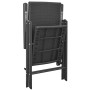 Sillas de jardín apilables 2 unidades ratán sintético negro de vidaXL, Sillas de jardín - Ref: Foro24-42796, Precio: 140,58 €...
