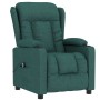 Sillón reclinable eléctrico tela verde oscuro en Sillones | Comprar online en Foru.es