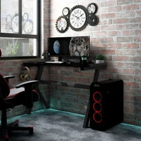 Escritorio gaming con luz LED forma Y negro 90x60x75 cm de vidaXL, Escritorios - Ref: Foro24-325422, Precio: 128,80 €, Descue...