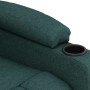 Sillón reclinable eléctrico tela verde oscuro en Sillones | Comprar online en Foru.es
