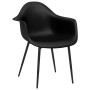 Sillas de comedor 4 unidades negras PP de vidaXL, Sillas de comedor - Ref: Foro24-338077, Precio: 228,35 €, Descuento: %