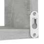 Estante de esquina pared contrachapado gris hormigón 40x40x50cm de vidaXL, Estantes y estanterías - Ref: Foro24-807231, Preci...