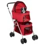 Cochecito doble de perros plegable tela oxford rojo 83x48x97 cm de vidaXL, Cochecitos para mascotas - Ref: Foro24-172206, Pre...