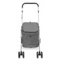 Cochecito para perros plegable tela lino gris 100x49x96 cm de vidaXL, Cochecitos para mascotas - Ref: Foro24-172203, Precio: ...