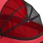 Cochecito doble de perros plegable tela oxford rojo 83x48x97 cm de vidaXL, Cochecitos para mascotas - Ref: Foro24-172206, Pre...