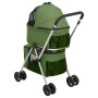 Cochecito doble de perros plegable tela oxford verde 83x48x97cm de vidaXL, Cochecitos para mascotas - Ref: Foro24-172207, Pre...