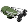 Cochecito doble de perros plegable tela oxford verde 83x48x97cm de vidaXL, Cochecitos para mascotas - Ref: Foro24-172207, Pre...