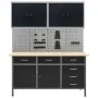 Workbench with four wall panels and two cabinets by vidaXL, Work tables - Ref: Foro24-3053435, Price: 843,83 €, Discount: %