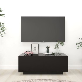 Mueble para TV madera contrachapada negra 100x35x40 cm de vidaXL, Muebles TV - Ref: Foro24-804437, Precio: 67,28 €, Descuento: %
