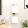Muebles de salón de pared 2 uds blanco brillo 30,5x30x30 cm de vidaXL, Muebles TV - Ref: Foro24-804500, Precio: 53,03 €, Desc...