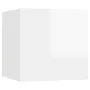 Muebles de salón de pared 2 uds blanco brillo 30,5x30x30 cm de vidaXL, Muebles TV - Ref: Foro24-804500, Precio: 53,03 €, Desc...