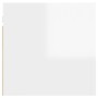 Muebles de salón de pared 2 uds blanco brillo 30,5x30x30 cm de vidaXL, Muebles TV - Ref: Foro24-804500, Precio: 53,88 €, Desc...