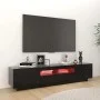 Mueble para TV con luces LED negro 180x35x40 cm de vidaXL, Muebles TV - Ref: Foro24-3081898, Precio: 115,98 €, Descuento: %