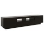Mueble para TV con luces LED negro 180x35x40 cm de vidaXL, Muebles TV - Ref: Foro24-3081898, Precio: 119,05 €, Descuento: %