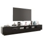Mueble para TV con luces LED negro 260x35x40 cm de vidaXL, Muebles TV - Ref: Foro24-3081916, Precio: 174,60 €, Descuento: %