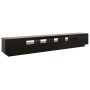 Mueble para TV con luces LED negro 260x35x40 cm de vidaXL, Muebles TV - Ref: Foro24-3081916, Precio: 174,60 €, Descuento: %