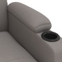 Sillón reclinable eléctrico tela gris taupé en Sillones | Comprar online en Foru.es