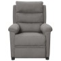 Sillón reclinable eléctrico tela gris claro en Sillones | Comprar online en Foru.es