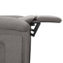 Sillón reclinable eléctrico tela gris claro en Sillones | Comprar online en Foru.es