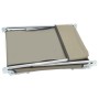 Tumbonas plegables 2 unidades acero y tela gris topo de vidaXL, Tumbonas - Ref: Foro24-44303, Precio: 98,88 €, Descuento: %