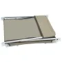 Tumbonas plegables 2 unidades acero y tela gris topo de vidaXL, Tumbonas - Ref: Foro24-44303, Precio: 95,88 €, Descuento: %