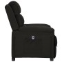 Sillón reclinable eléctrico de tela negro en Sillones | Comprar online en Foru.es