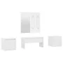 Juego de muebles de recibidor madera contrachapada blanco de vidaXL, Armarios roperos - Ref: Foro24-3082062, Precio: 132,11 €...