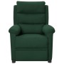 Sillón reclinable eléctrico tela verde oscuro en Sillones | Comprar online en Foru.es