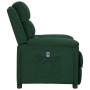 Sillón reclinable eléctrico tela verde oscuro en Sillones | Comprar online en Foru.es
