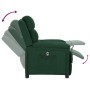 Sillón reclinable eléctrico tela verde oscuro en Sillones | Comprar online en Foru.es