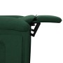 Sillón reclinable eléctrico tela verde oscuro en Sillones | Comprar online en Foru.es