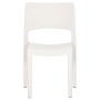 Sillas de jardín 2 unidades polipropileno blanco de vidaXL, Sillas de jardín - Ref: Foro24-317726, Precio: 84,43 €, Descuento: %