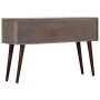 Mesa consola de madera maciza de mango gris 120x35x75 cm de vidaXL, Mesas auxiliares - Ref: Foro24-282742, Precio: 216,41 €, ...