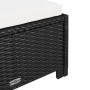 Tumbona con cojín ratán sintético blanco crema de vidaXL, Tumbonas - Ref: Foro24-317179, Precio: 189,24 €, Descuento: %