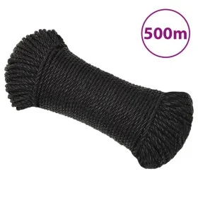 Schwarzes Polypropylen-Arbeitsseil 8 mm 500 m von vidaXL, Seile und Metallschnüre - Ref: Foro24-153010, Preis: 102,33 €, Raba...