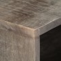 Mueble para TV madera maciza de mango rugosa gris 130x30x46 cm de vidaXL, Muebles TV - Ref: Foro24-282743, Precio: 222,17 €, ...