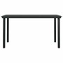 Juego de comedor para jardín 7 piezas negro en Conjuntos de jardín | Comprar online en Foru.es