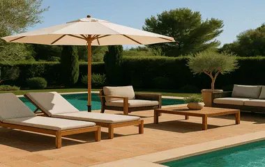 Muebles de jardín: sofás de exterior, sombrillas, tumbonas y más