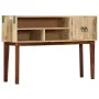 Mesa consola de madera maciza de mango rugosa 115x30x76 cm de vidaXL, Mesas auxiliares - Ref: Foro24-282746, Precio: 170,80 €...