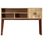 Mesa consola de madera maciza de mango rugosa 115x30x76 cm de vidaXL, Mesas auxiliares - Ref: Foro24-282746, Precio: 170,80 €...