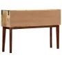 Mesa consola de madera maciza de mango rugosa 115x30x76 cm de vidaXL, Mesas auxiliares - Ref: Foro24-282746, Precio: 170,80 €...