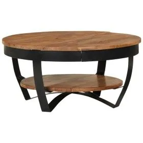 Mesa de centro de madera maciza de acacia 65x65x32 cm de vidaXL, Mesas de centro - Ref: Foro24-289616, Precio: 126,75 €, Desc...